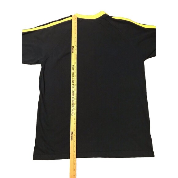 Wallabies Official Rugby Short Sleeve Tee XL VTG Navy Yellow Green Thick Shirt - Picture 9 of 10